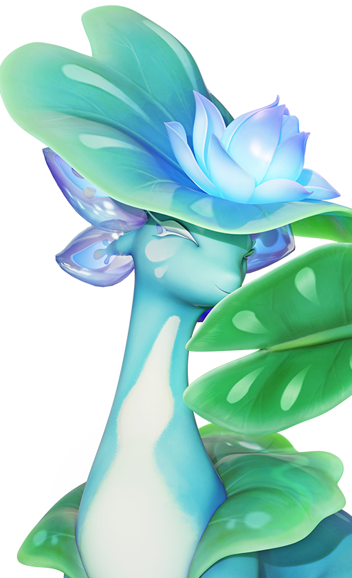 Official wiki illustration of Leafy. Unofficial fan use.